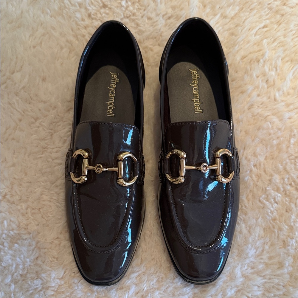 EUC JEFFREY CAMPBELL Velviteen Leather Loafers